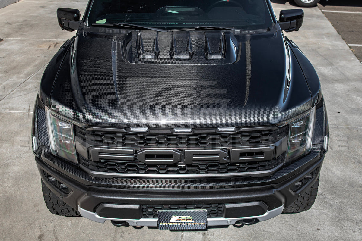 2021-23 F-150 Raptor Carbon Fiber Grille Trim image 6