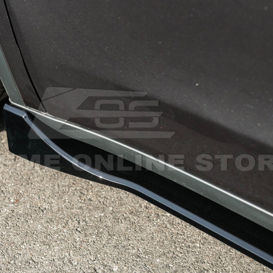 2025-Up Tesla Model Y Track Style Front Lip Side Skirts Kit image 20