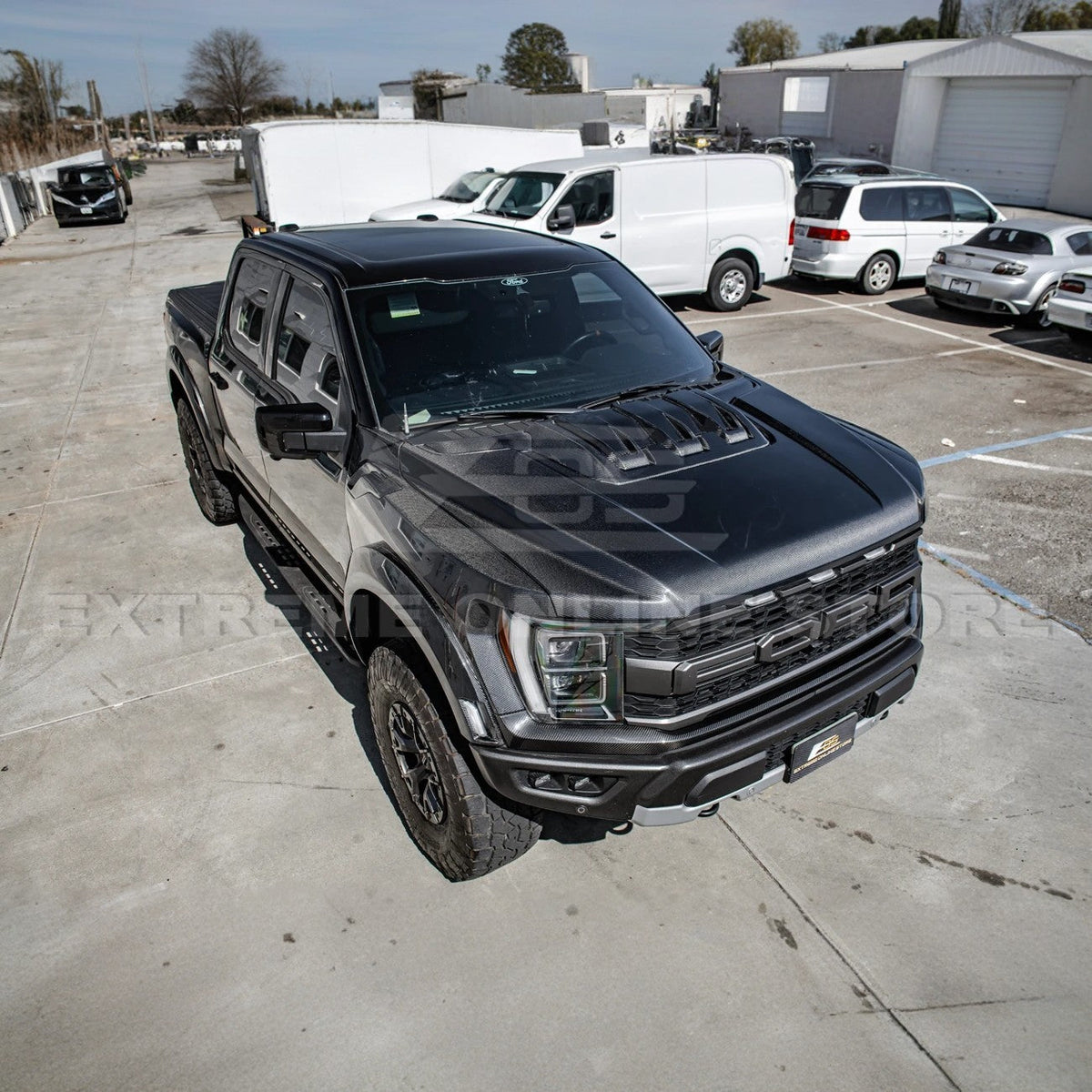 2021-Up F-150 Raptor Carbon Fiber Hood Cover image 63