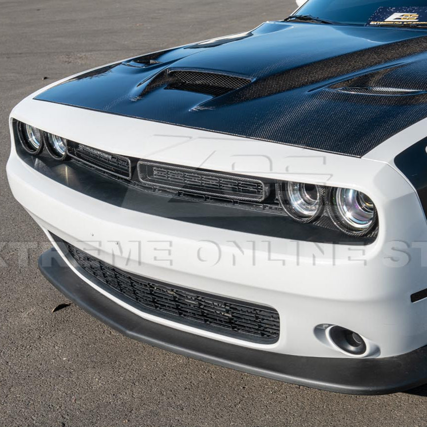 2015-23 Dodge Challenger Headlight Cover w/ Front Grille Insert image 4