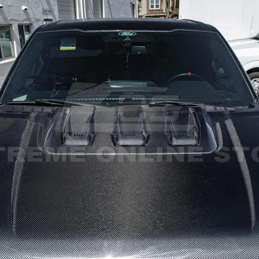 2021-Up F-150 Raptor Carbon Fiber Hood Cover image 66