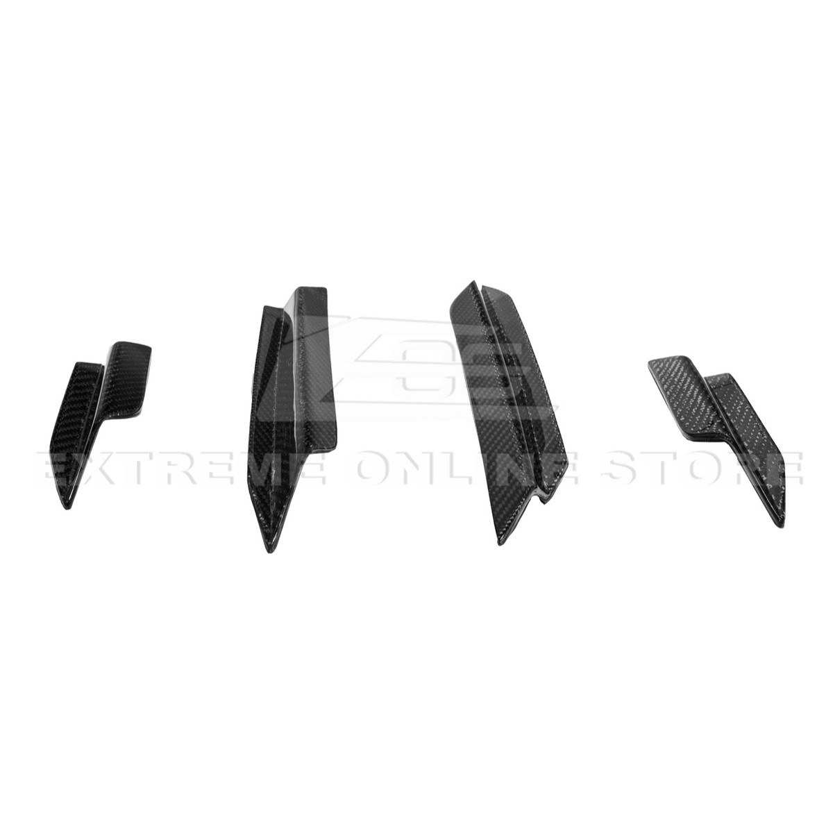 2023-Up Honda Civic Type-R Carbon Fiber Front Side Canards image 8