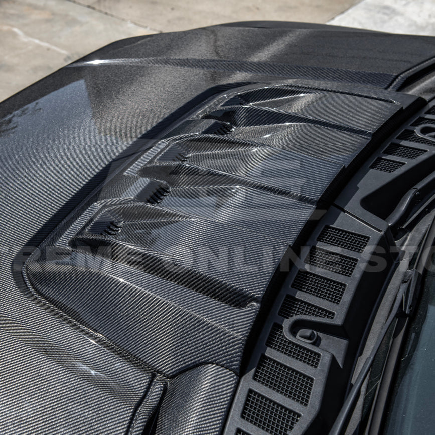 2021-Up F-150 Raptor Carbon Fiber Hood Cover image 8