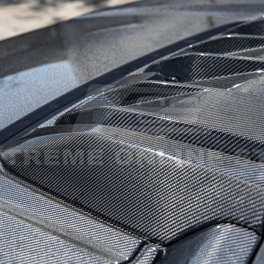 2021-Up F-150 Raptor Carbon Fiber Hood Cover image 9