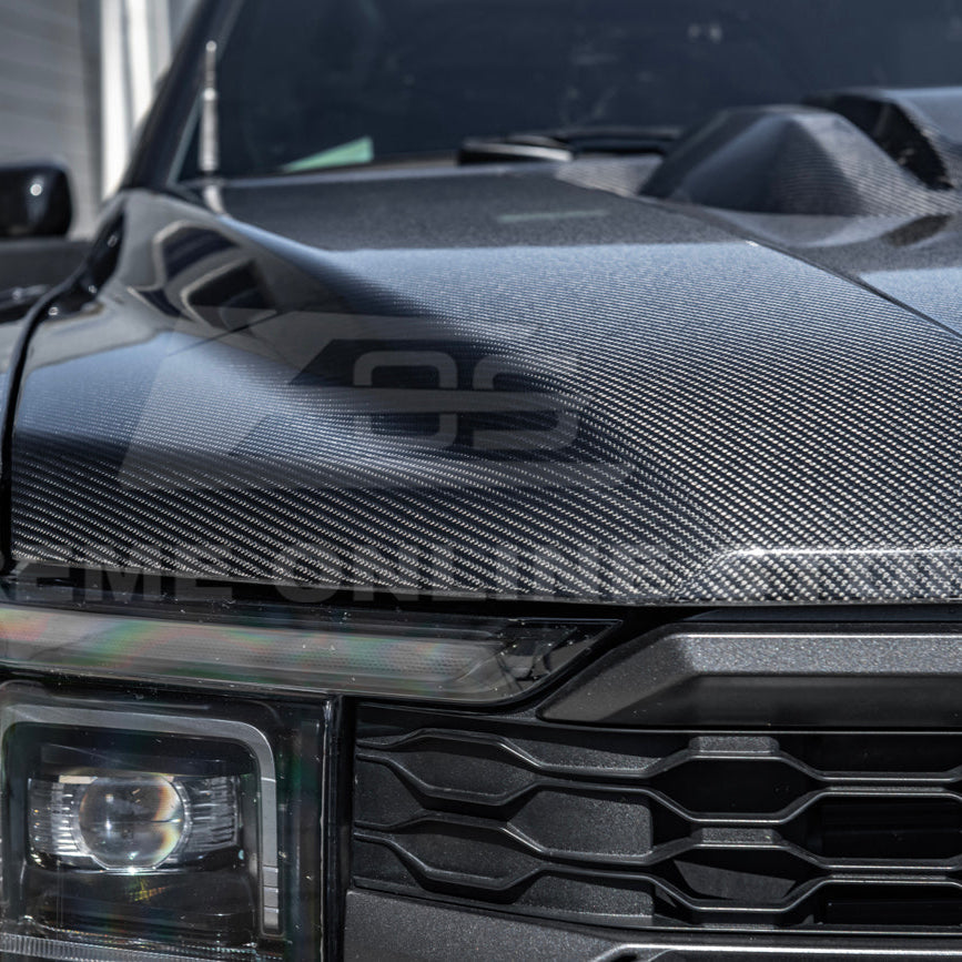2021-Up F-150 Raptor Carbon Fiber Hood Cover image 72