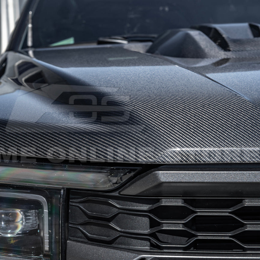 2021-Up F-150 Raptor Carbon Fiber Hood Cover image 53