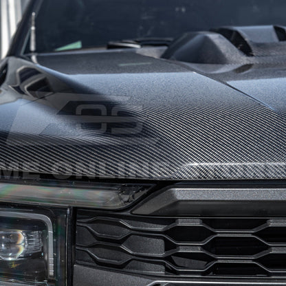 2021-Up F-150 Raptor Carbon Fiber Hood Cover image 53