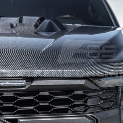 2021-Up F-150 Raptor Carbon Fiber Hood Cover image 54