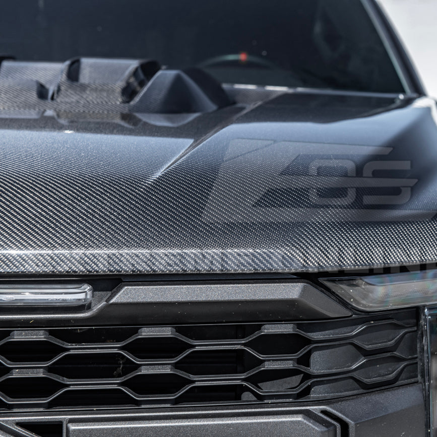 2021-Up F-150 Raptor Carbon Fiber Hood Cover image 73