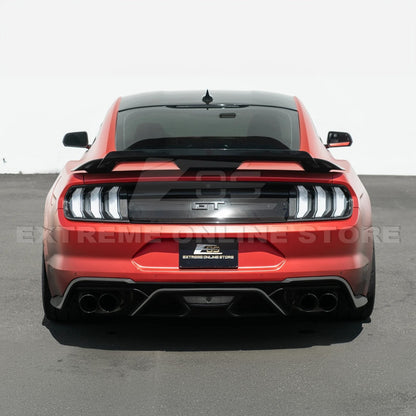 2018-23 Ford Mustang DRY CARBON FIBER Rear Tail Light Trim Bezel Cover Pair image 5