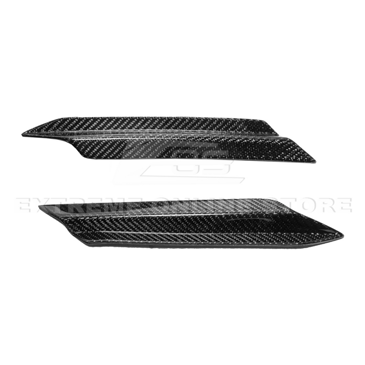 2023-Up Honda Civic Type-R Carbon Fiber Front Side Canards image 10