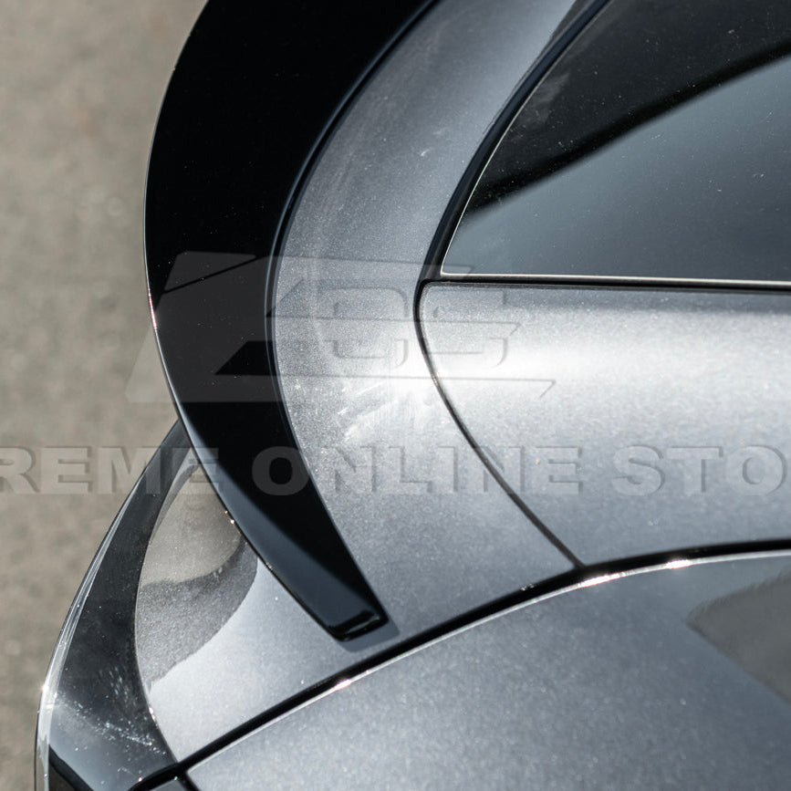 2025-Up Tesla Model Y Track Style Rear Trunk Wing Spoiler image 16