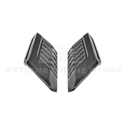 2022-Up Toyota Tundra | TRD Pro Style CARBON FIBER Front Hood Side Vent Cover image 3