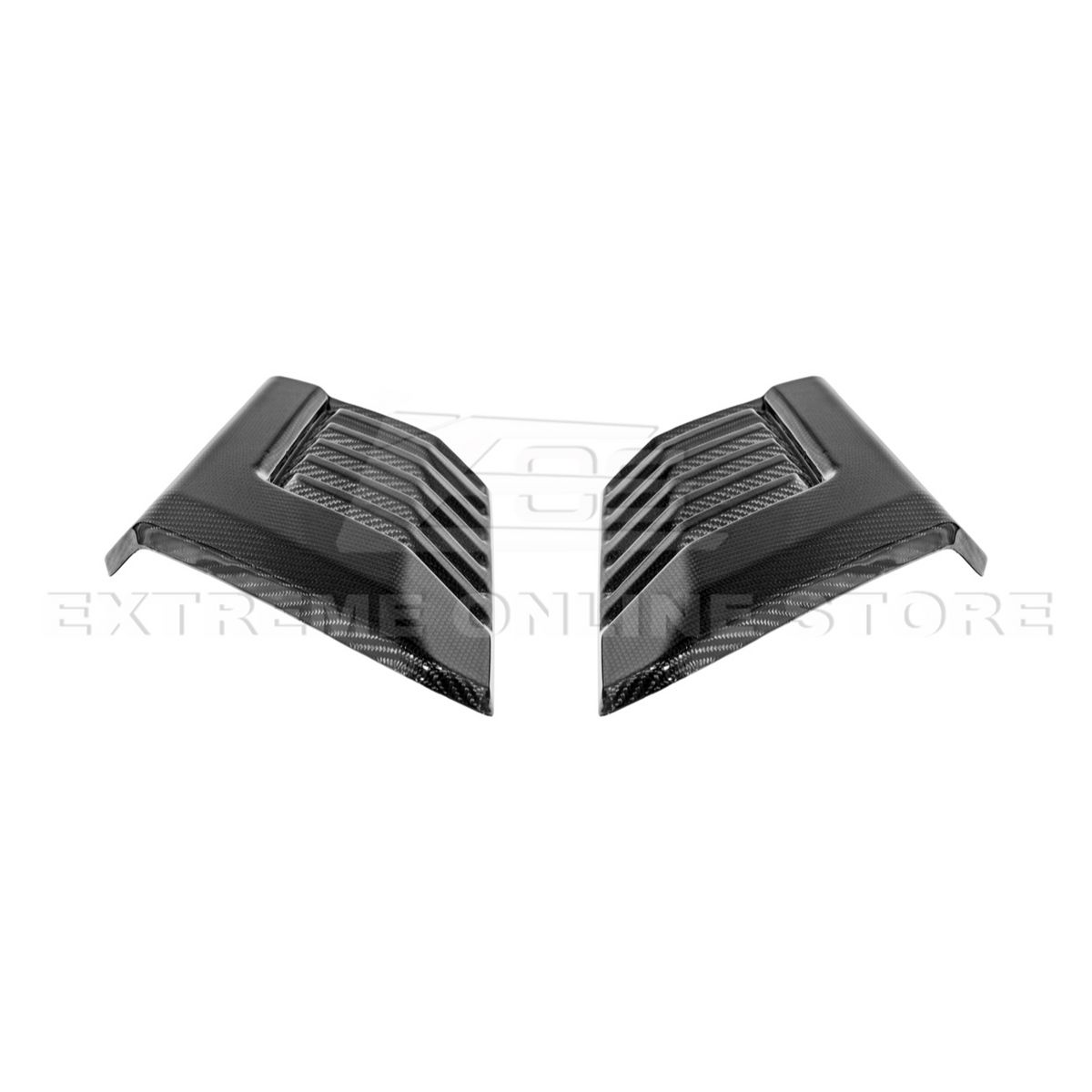 2022-Up Toyota Tundra | TRD Pro Style CARBON FIBER Front Hood Side Vent Cover image 4