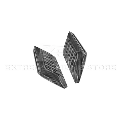 2022-Up Toyota Tundra | TRD Pro Style CARBON FIBER Front Hood Side Vent Cover image 5
