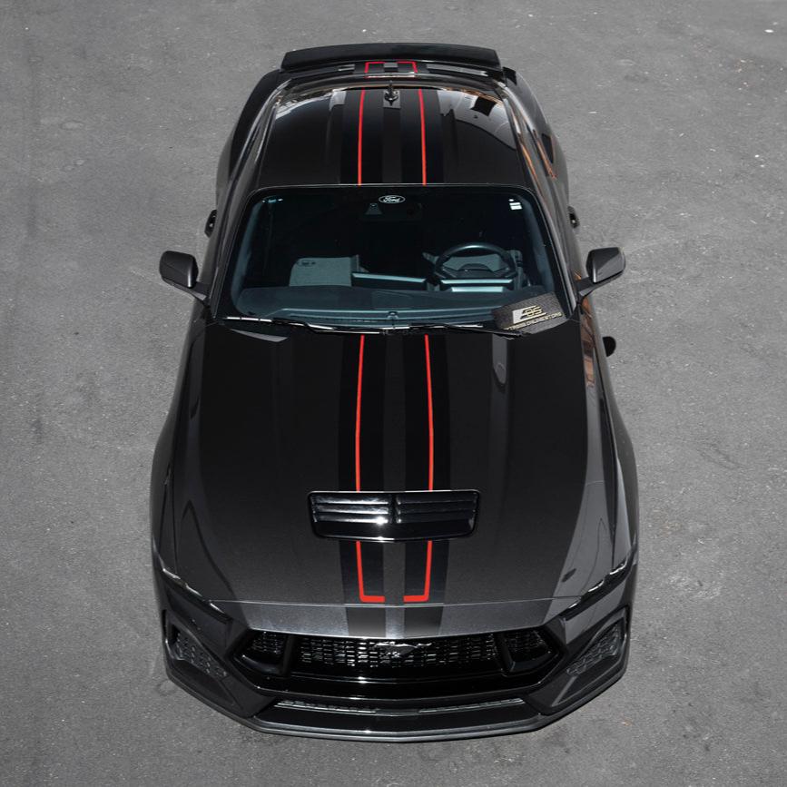 2024+ Ford Mustang GT Top Racing Car Stripe image 2
