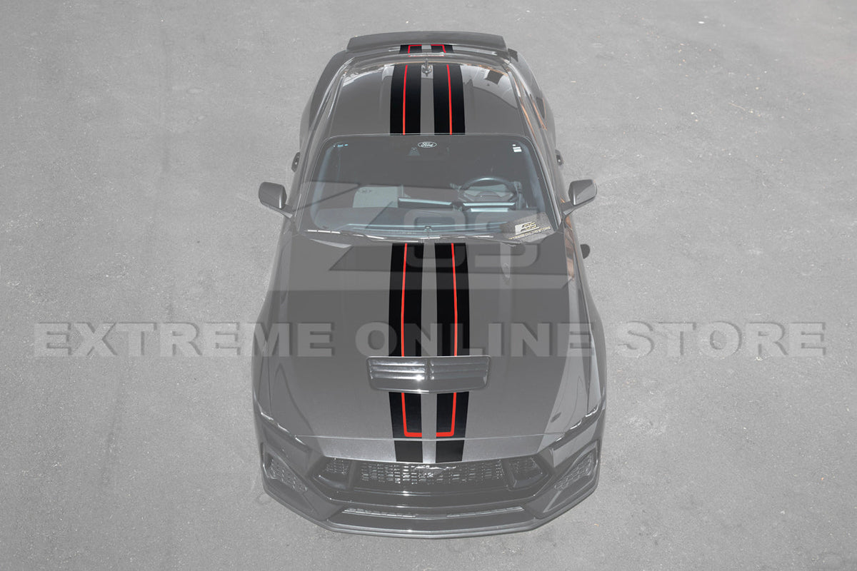 2024+ Ford Mustang GT Top Racing Car Stripe image 7