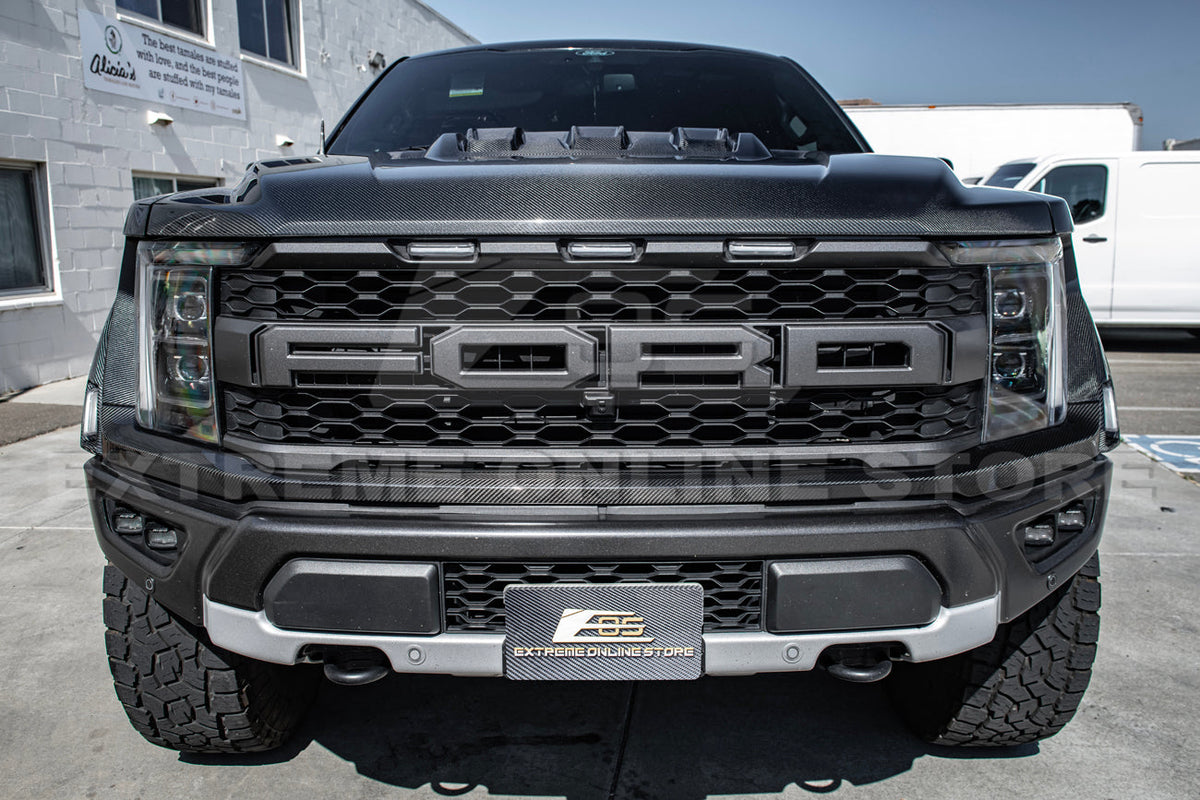 2021-23 F-150 Raptor Carbon Fiber Grille Trim image 4