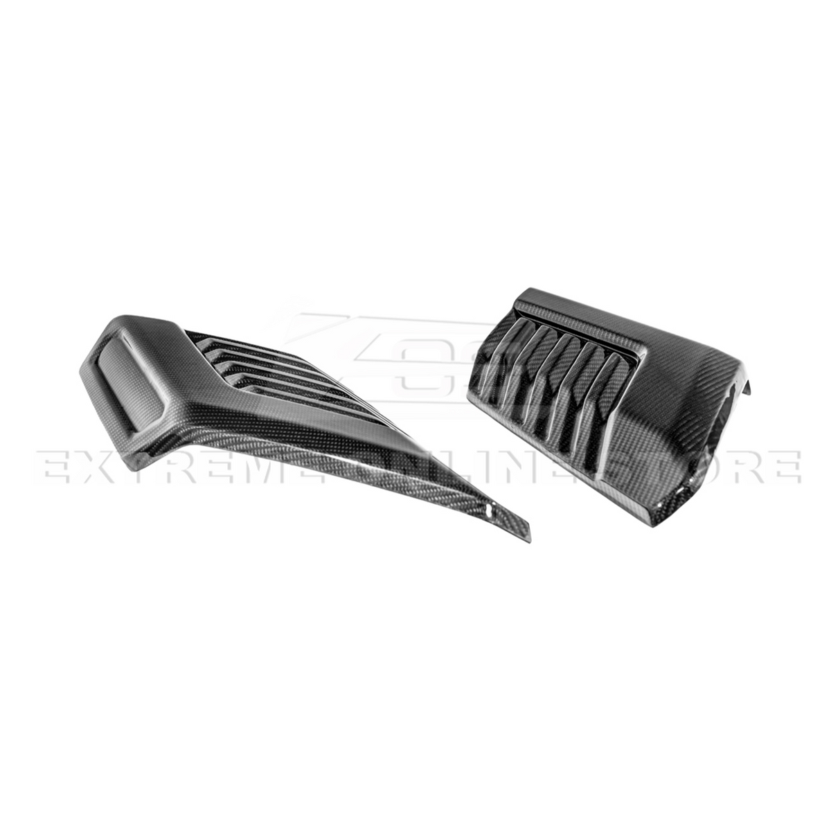 2022-Up Toyota Tundra | TRD Pro Style CARBON FIBER Front Hood Side Vent Cover image 7