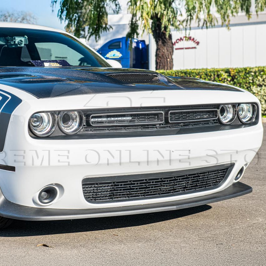 2015-23 Dodge Challenger Headlight Cover w/ Front Grille Insert image 8