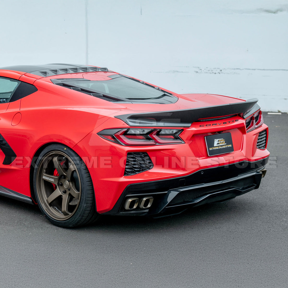 Ducktail Corvette C8 Stingray Rear Spoiler image 30