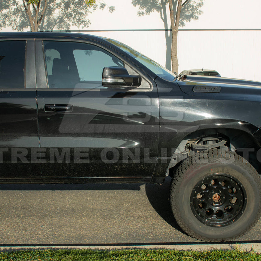 2019-Up Ram 1500 | Factory Style Dry Carbon Fiber Tape On Side Mirror Cap Covers image 8