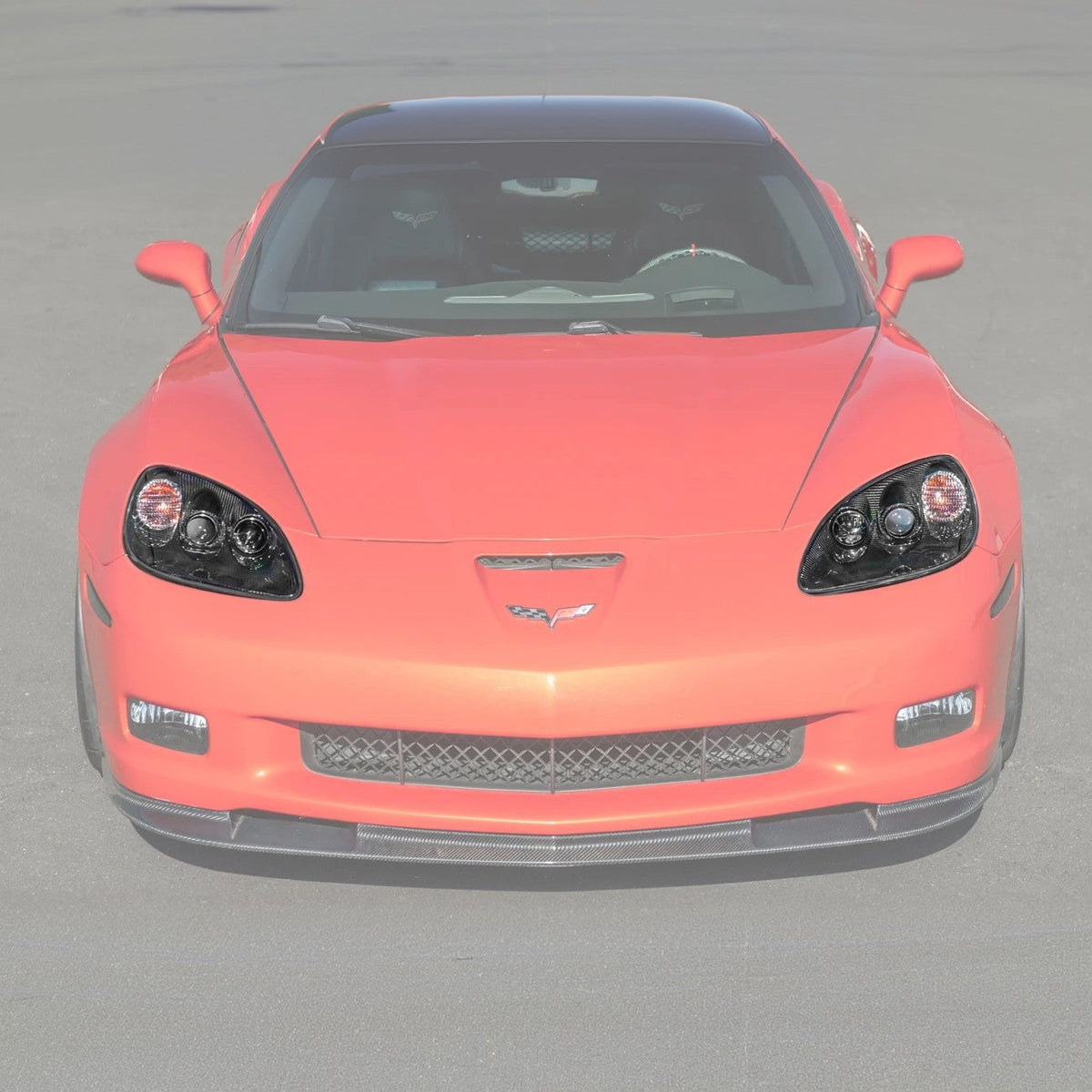 2005-13 Corvette C6 Replacment DRY CARBON FIBER Headlights Housing image 3