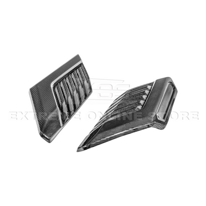 2022-Up Toyota Tundra | TRD Pro Style CARBON FIBER Front Hood Side Vent Cover image 8