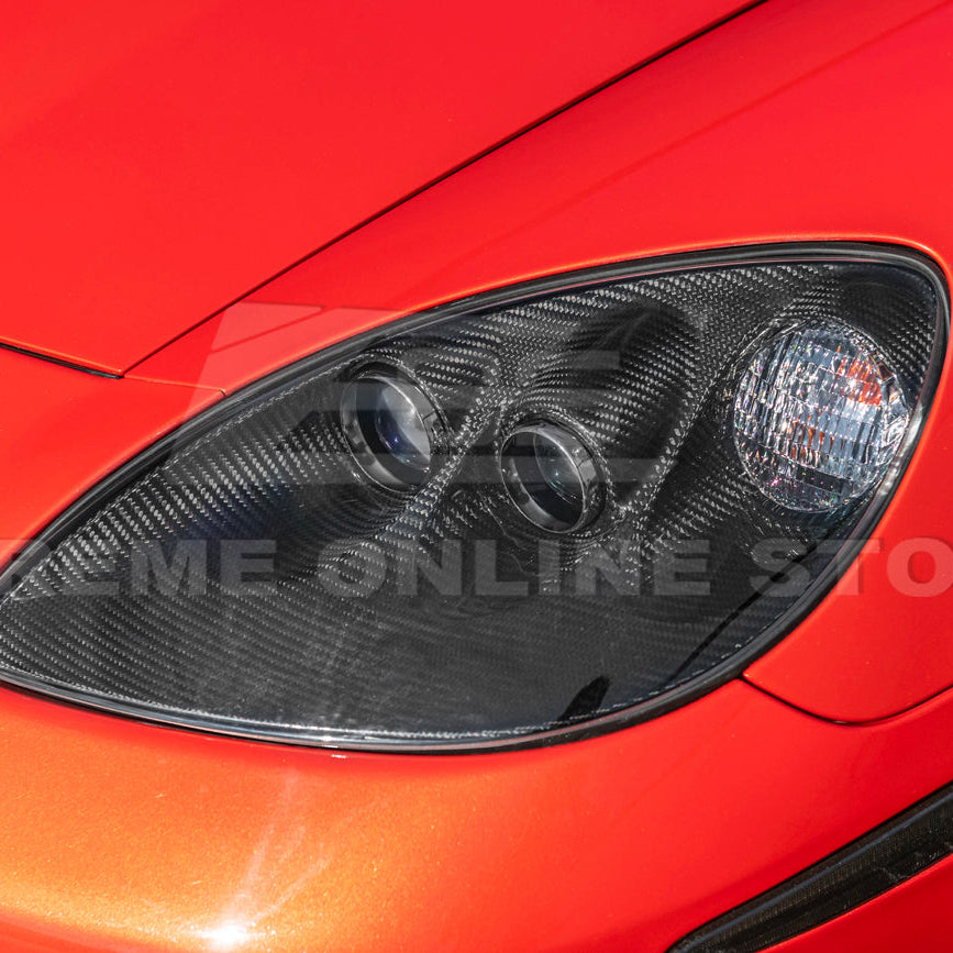 2005-13 Corvette C6 Replacment DRY CARBON FIBER Headlights Housing image 9