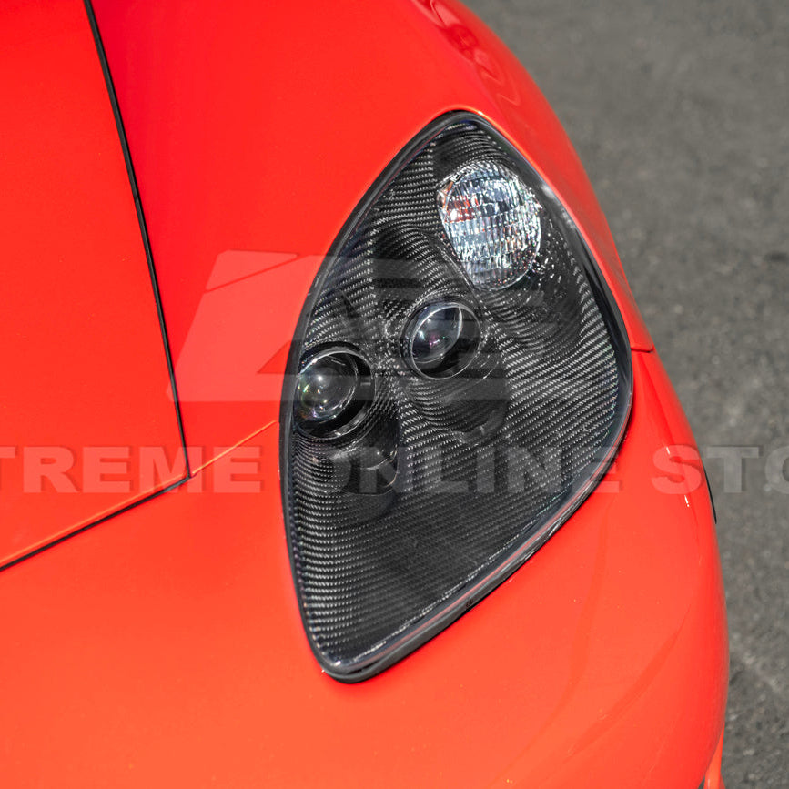 2005-13 Corvette C6 Replacment DRY CARBON FIBER Headlights Housing image 12