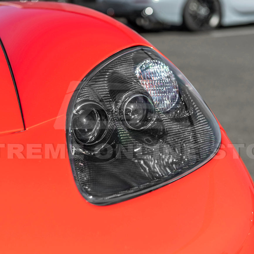 2005-13 Corvette C6 Replacment DRY CARBON FIBER Headlights Housing image 13