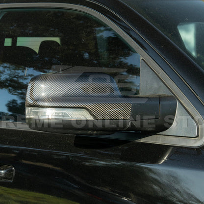 2019-Up Ram 1500 | Factory Style Dry Carbon Fiber Tape On Side Mirror Cap Covers image 11