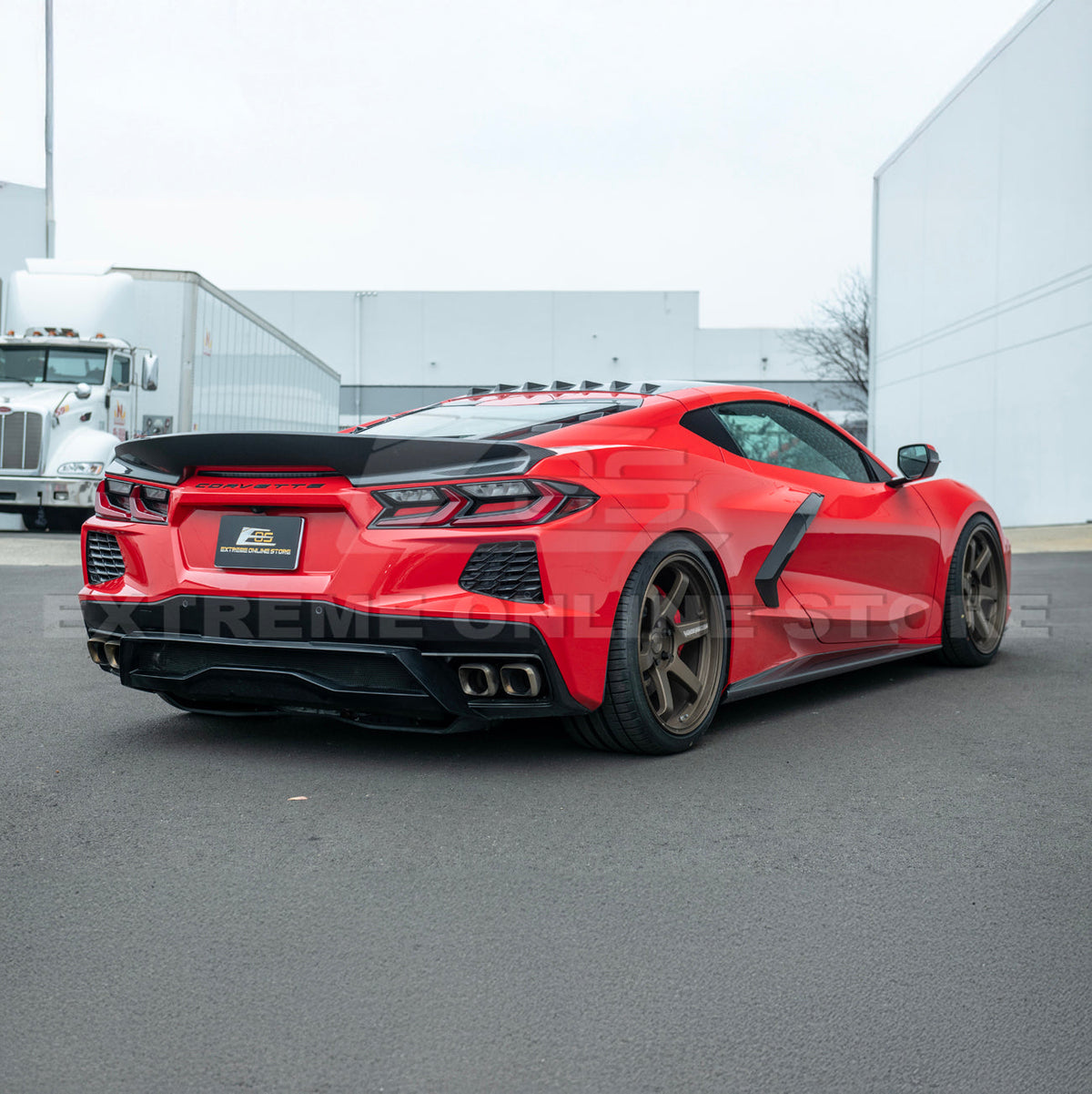 Ducktail Corvette C8 Stingray Rear Spoiler image 23