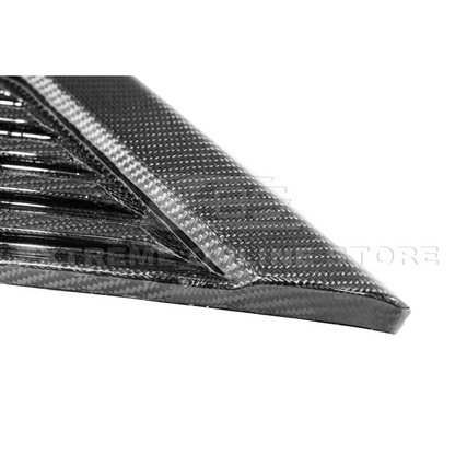 2022-Up Toyota Tundra | TRD Pro Style CARBON FIBER Front Hood Side Vent Cover image 12