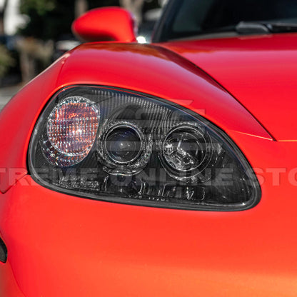 2005-13 Corvette C6 Replacment DRY CARBON FIBER Headlights Housing image 15