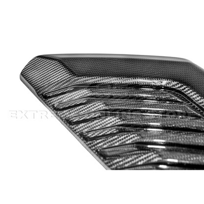 2022-Up Toyota Tundra | TRD Pro Style CARBON FIBER Front Hood Side Vent Cover image 11