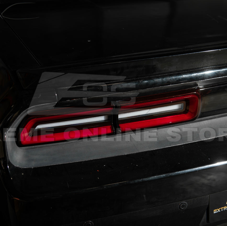 2008-14 Dodge Challenger Facelifted Sequential Signal LED Rear Taillights image 16