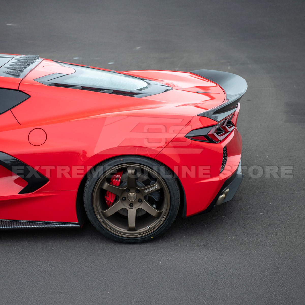 Ducktail Corvette C8 Stingray Rear Spoiler image 31