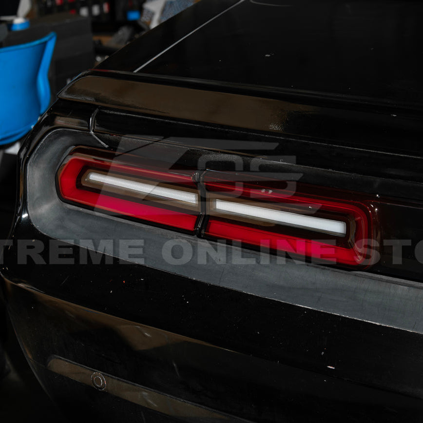 2008-14 Dodge Challenger Facelifted Sequential Signal LED Rear Taillights image 17