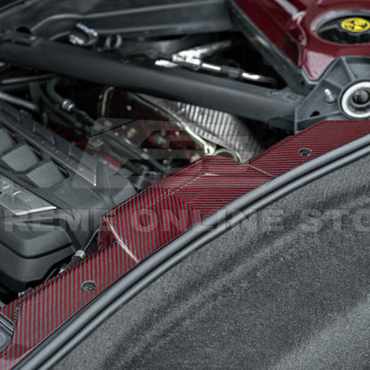 Corvette C8 DRY CARBON FIBER Coupe Engine Bay Panel Cover (3-Pieces Version) image 26