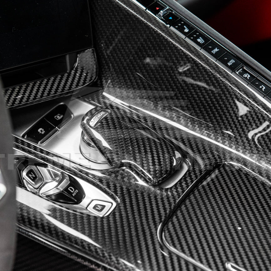 Corvette C8 DRY CARBON FIBER Center Console w/ Switch Trim Cover image 8