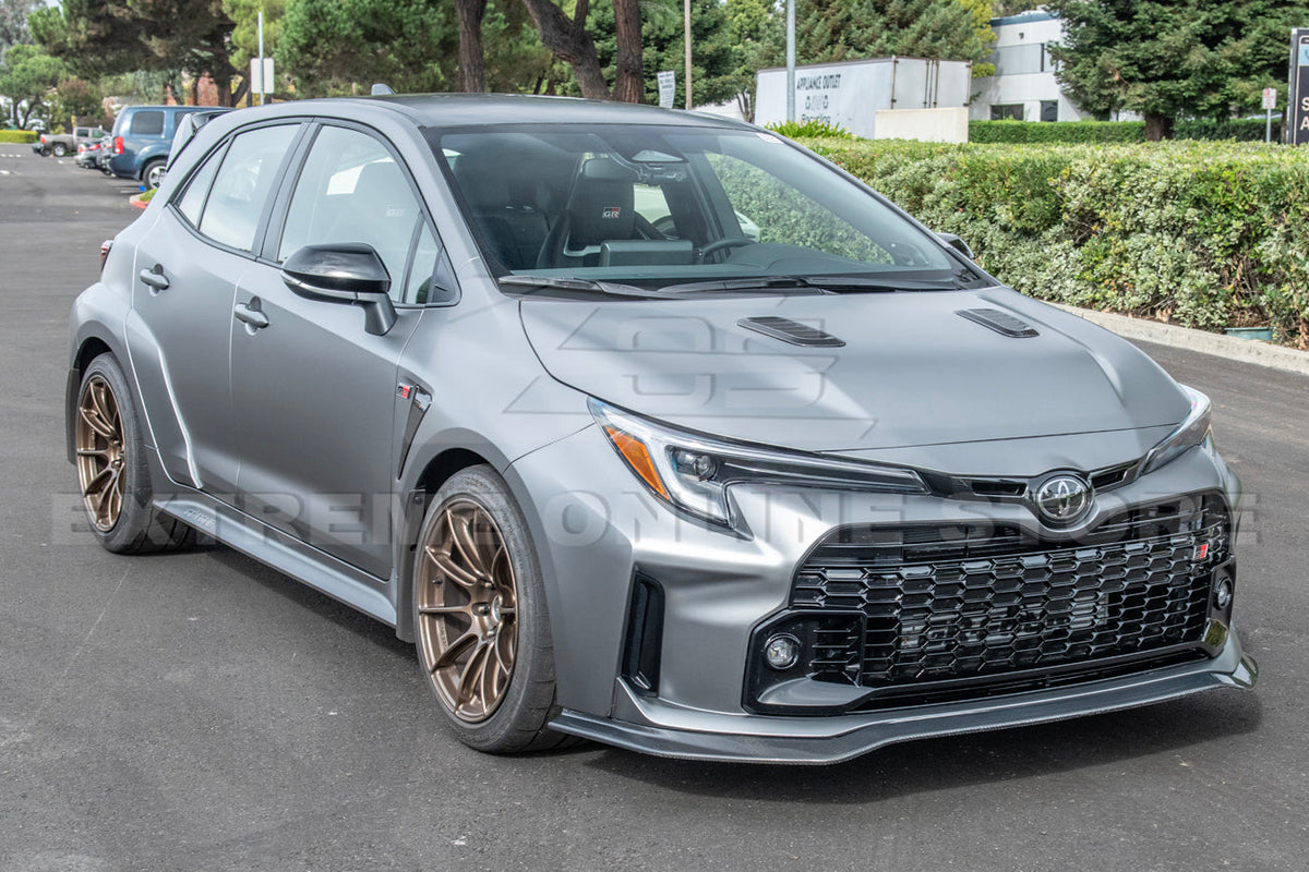 2023-2024 Toyota GR Corolla Carbon Fiber Front Lip Splitter image 8