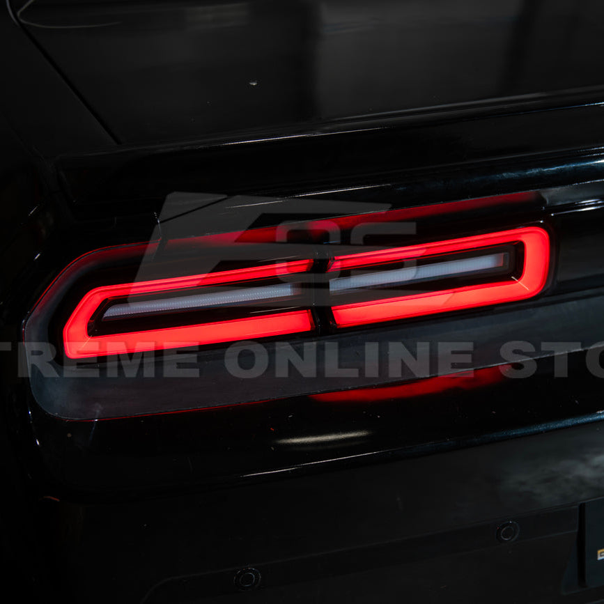 2008-14 Dodge Challenger Facelifted Sequential Signal LED Rear Taillights image 10