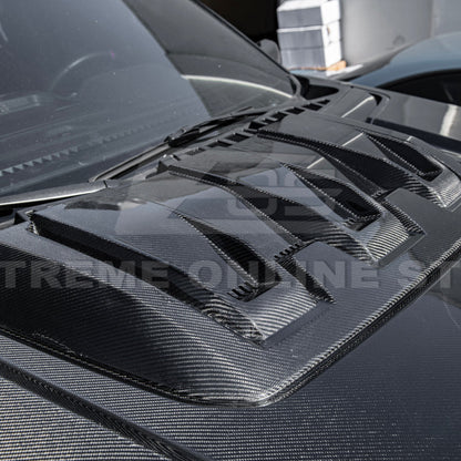 2021-Up F-150 Raptor Carbon Fiber Hood Cover image 78
