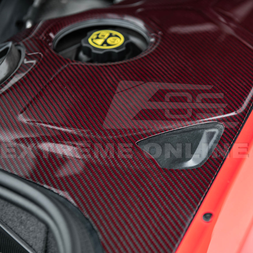Corvette C8 DRY CARBON FIBER Coupe Engine Bay Panel Cover (3-Pieces Version) image 32