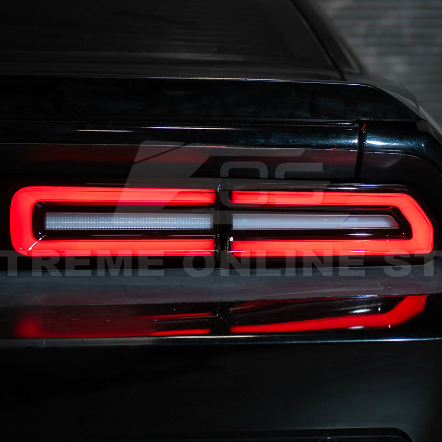 2008-14 Dodge Challenger Facelifted Sequential Signal LED Rear Taillights image 13