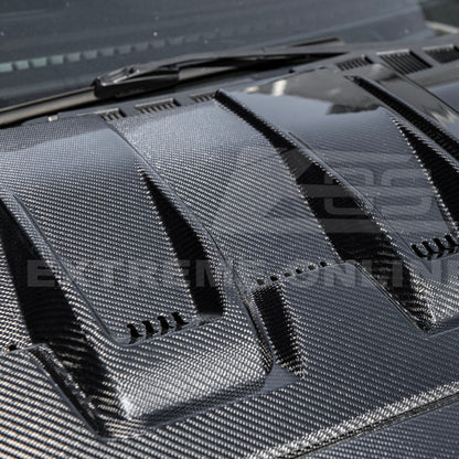 2021-Up F-150 Raptor Carbon Fiber Hood Cover image 13