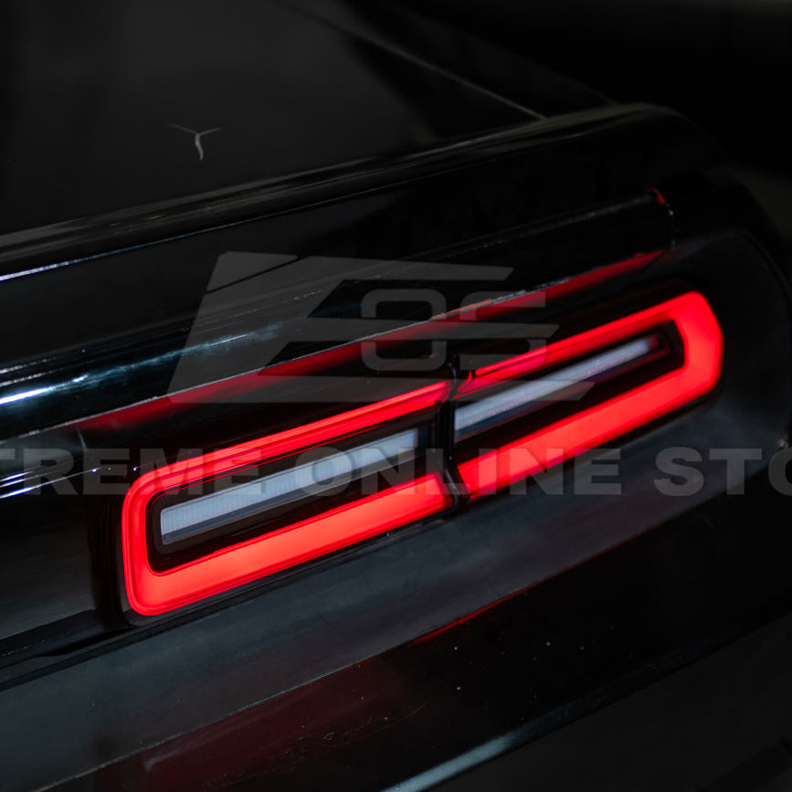 2008-14 Dodge Challenger Facelifted Sequential Signal LED Rear Taillights image 12