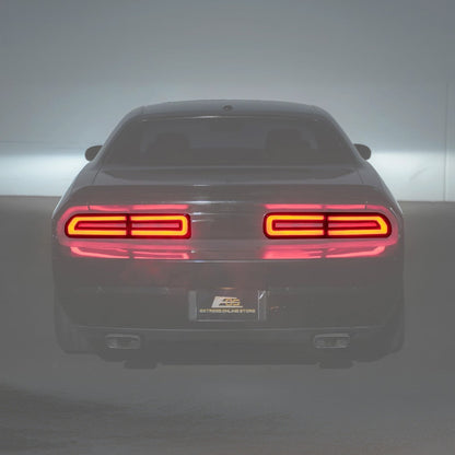 2008-14 Dodge Challenger Facelifted Sequential Signal LED Rear Taillights image 28