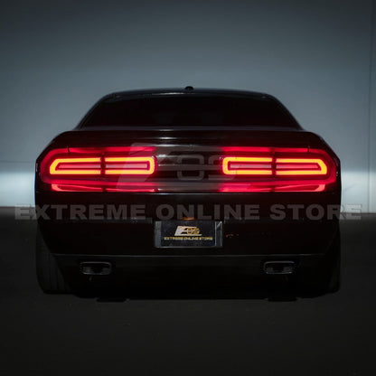 2008-14 Dodge Challenger Facelifted Sequential Signal LED Rear Taillights image 6